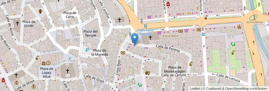 Mapa de ubicacion de Autoescuela Estudiantes en Spagna, Aragón, Huesca, Hoya De Huesca / Plana De Uesca, Huesca.
