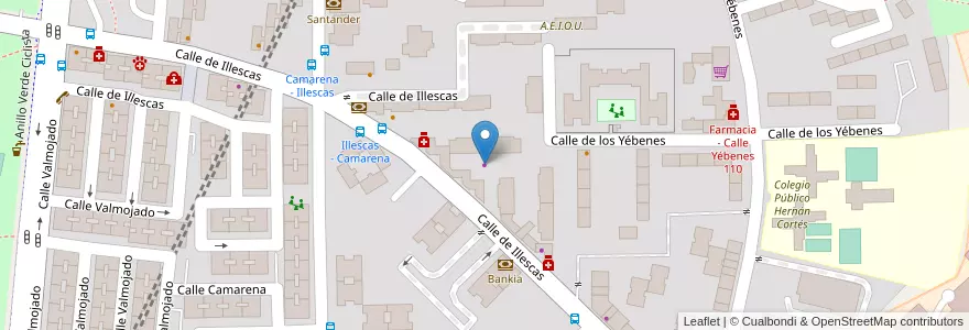 Mapa de ubicacion de Autoescuela Fama en Spanje, Comunidad De Madrid, Comunidad De Madrid, Área Metropolitana De Madrid Y Corredor Del Henares, Madrid.