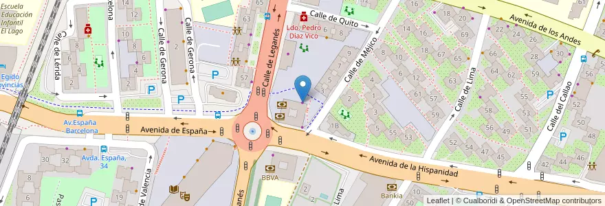 Mapa de ubicacion de Autoescuela Festival en Espanha, Comunidade De Madrid, Comunidade De Madrid, Área Metropolitana De Madrid Y Corredor Del Henares, Fuenlabrada.