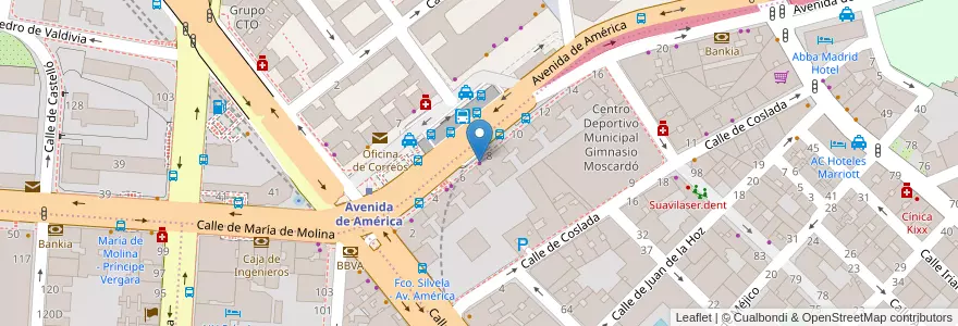 Mapa de ubicacion de Autoescuela Gala en Spain, Community Of Madrid, Community Of Madrid, Área Metropolitana De Madrid Y Corredor Del Henares, Madrid.