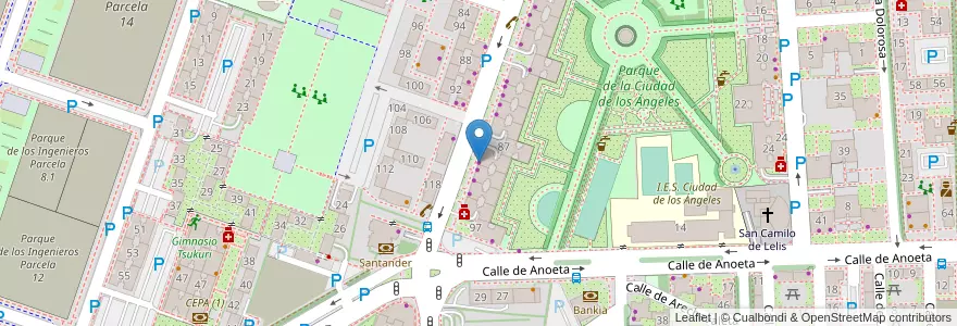 Mapa de ubicacion de Autoescuela Garal en Испания, Мадрид, Мадрид, Área Metropolitana De Madrid Y Corredor Del Henares, Мадрид.