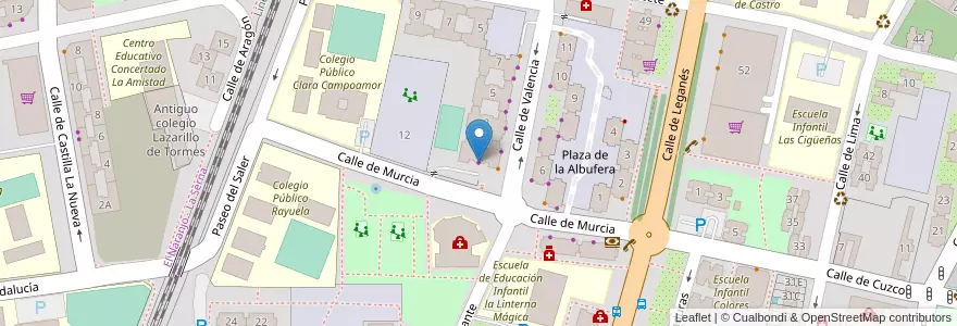 Mapa de ubicacion de Autoescuela La Avanzada en إسبانيا, منطقة مدريد, منطقة مدريد, Área Metropolitana De Madrid Y Corredor Del Henares, Fuenlabrada.