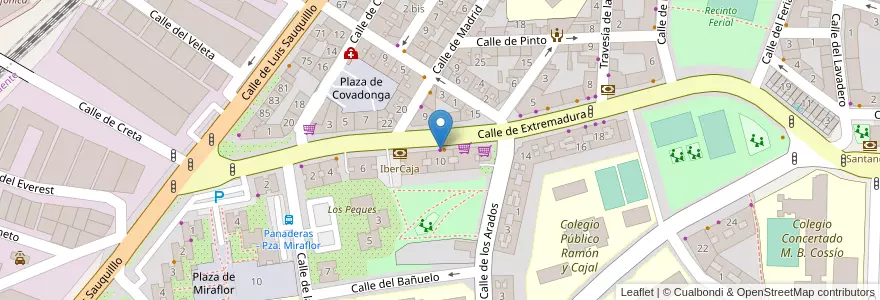 Mapa de ubicacion de Autoescuela Nazaret en إسبانيا, منطقة مدريد, منطقة مدريد, Área Metropolitana De Madrid Y Corredor Del Henares, Fuenlabrada.