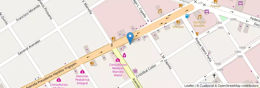 Mapa de ubicacion de Autoescuela Up! en アルゼンチン, ブエノスアイレス州, Partido De José C. Paz.