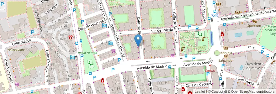 Mapa de ubicacion de Autoescuela Villajimena en Испания, Мадрид, Мадрид, Área Metropolitana De Madrid Y Corredor Del Henares, San Fernando De Henares, Coslada.