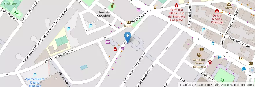 Mapa de ubicacion de Autoescuela Villaviciosa en 스페인, Comunidad De Madrid, Comunidad De Madrid, Área Metropolitana De Madrid Y Corredor Del Henares, Villaviciosa De Odón.