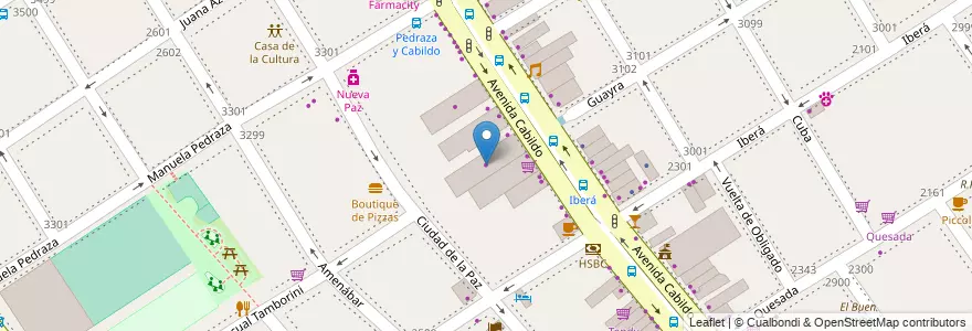 Mapa de ubicacion de Autoferro, Nuñez en 阿根廷, Ciudad Autónoma De Buenos Aires, 布宜诺斯艾利斯, Comuna 13.
