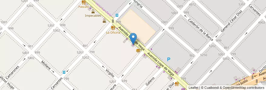 Mapa de ubicacion de Automotores Benja, Velez Sarsfield en 阿根廷, Ciudad Autónoma De Buenos Aires, 布宜诺斯艾利斯, Comuna 10.