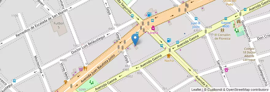 Mapa de ubicacion de Automotores del Sol, Velez Sarsfield en アルゼンチン, Ciudad Autónoma De Buenos Aires, ブエノスアイレス, Comuna 10.