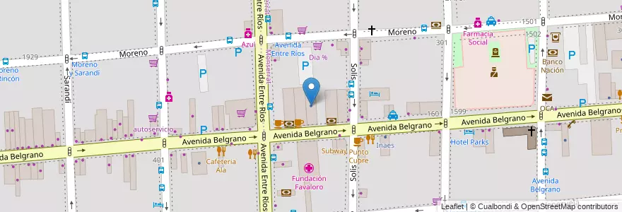 Mapa de ubicacion de Automóvil Club Argentino, Montserrat en Argentina, Ciudad Autónoma De Buenos Aires, Buenos Aires.