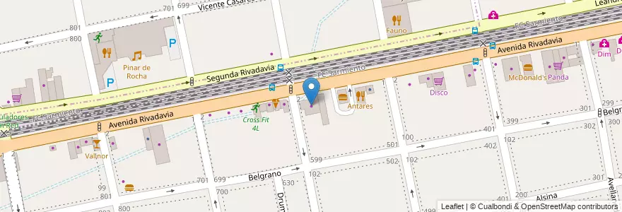 Mapa de ubicacion de Autoriz en Argentina, Buenos Aires, Partido De La Matanza, Ramos Mejía.
