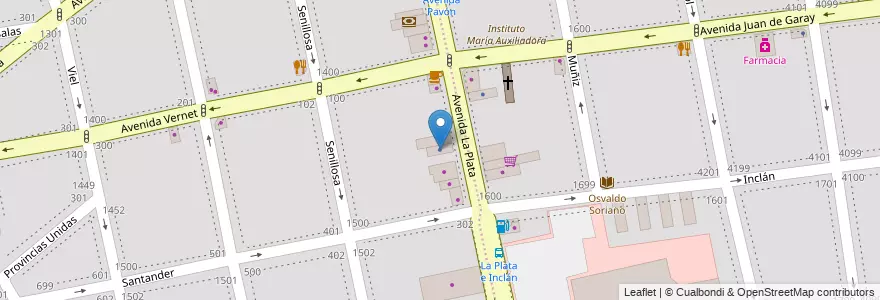 Mapa de ubicacion de Autoseguro, Parque Chacabuco en Argentinien, Ciudad Autónoma De Buenos Aires, Buenos Aires.