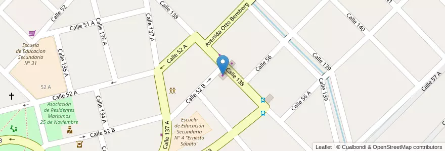 Mapa de ubicacion de Autoservicio en Аргентина, Буэнос-Айрес, Partido De Berazategui, Hudson.