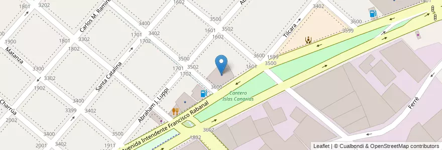 Mapa de ubicacion de Autotrol, Nueva Pompeya en آرژانتین, Ciudad Autónoma De Buenos Aires, Comuna 4, Buenos Aires.