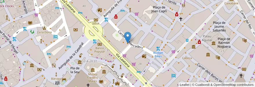 Mapa de ubicacion de Ávalon restaurant en Sepanyol, Catalunya, Barcelona, Barcelonès, Barcelona.