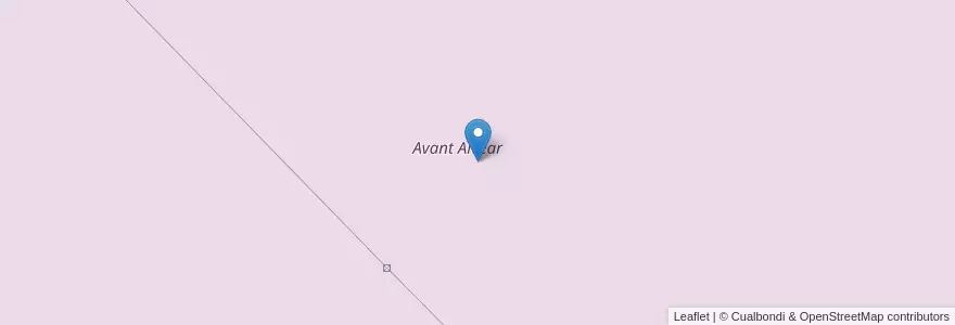 Mapa de ubicacion de Avant Alvear en Argentinië, Santa Fe, Departamento Rosario, Municipio De Alvear.