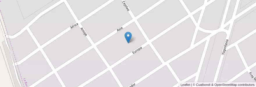 Mapa de ubicacion de Avenida en Arjantin, Santiago Del Estero, Departamento Banda, La Banda.