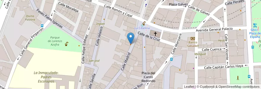 Mapa de ubicacion de Avenida 63 en إسبانيا, منطقة مدريد, منطقة مدريد, Área Metropolitana De Madrid Y Corredor Del Henares, Getafe.