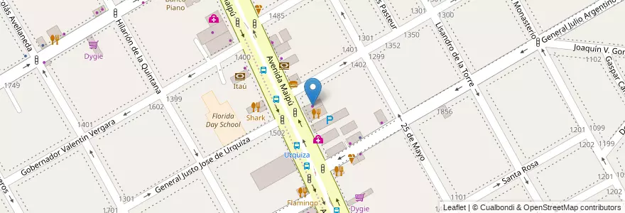Mapa de ubicacion de Avenida!com en Argentinië, Buenos Aires, Partido De Vicente López, Vicente López.