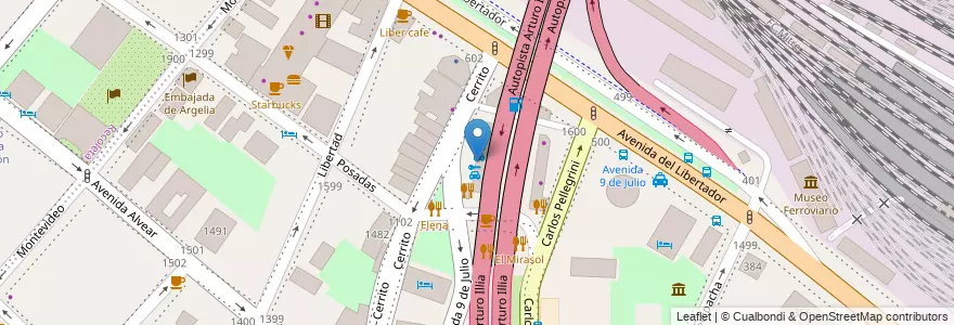 Mapa de ubicacion de Avis, Retiro en Argentinië, Ciudad Autónoma De Buenos Aires, Comuna 1, Buenos Aires.