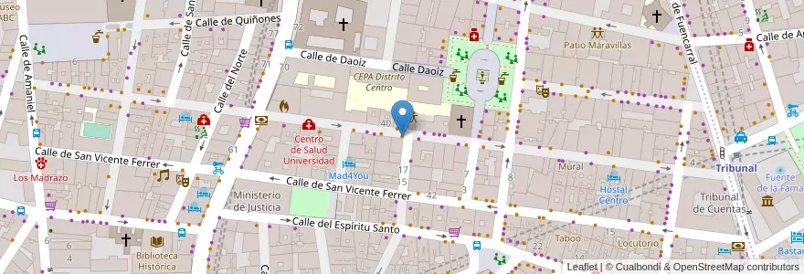 Mapa de ubicacion de Ay Mi Madre! en Spain, Community Of Madrid, Community Of Madrid, Área Metropolitana De Madrid Y Corredor Del Henares, Madrid.