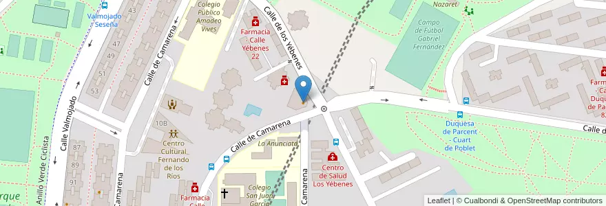 Mapa de ubicacion de Aynaelda en Испания, Мадрид, Мадрид, Área Metropolitana De Madrid Y Corredor Del Henares, Мадрид.