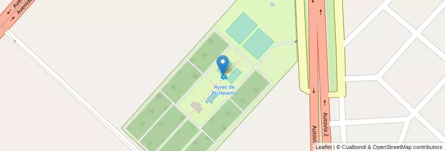 Mapa de ubicacion de Ayres de Etcheverry, Angel Etcheverry en Argentina, Provincia Di Buenos Aires, Partido De La Plata, Ángel Etcheverry.