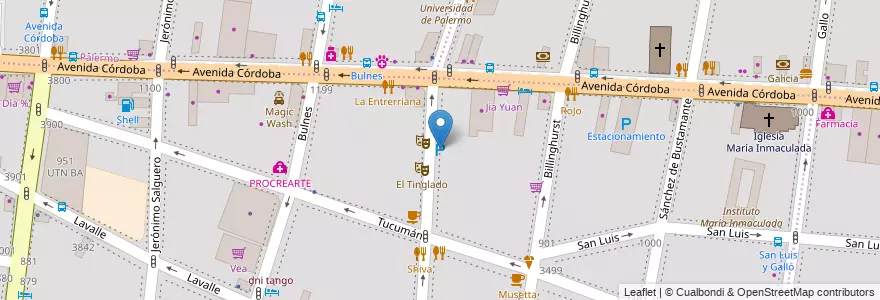 Mapa de ubicacion de Ayrton, Almagro en アルゼンチン, Ciudad Autónoma De Buenos Aires, ブエノスアイレス.