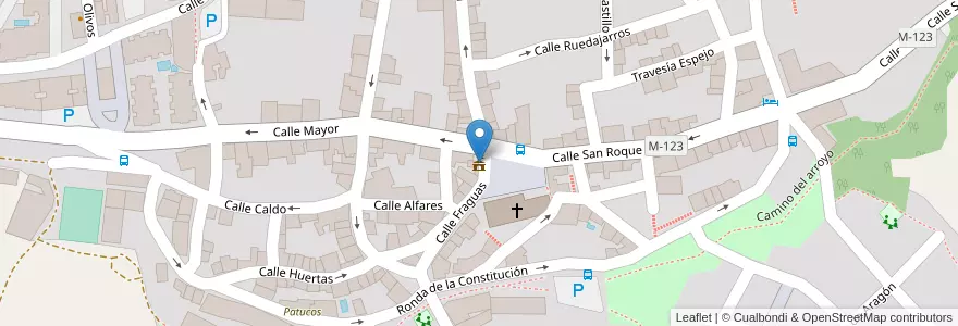 Mapa de ubicacion de Ayuntamiento de Algete en Испания, Мадрид, Мадрид, Cuenca Del Medio Jarama, Algete.