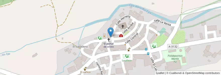 Mapa de ubicacion de Ayuntamiento de Lagran en España, Euskadi, Araba/Álava, Montaña Alavesa/Arabako Mendialdea, Lagrán.