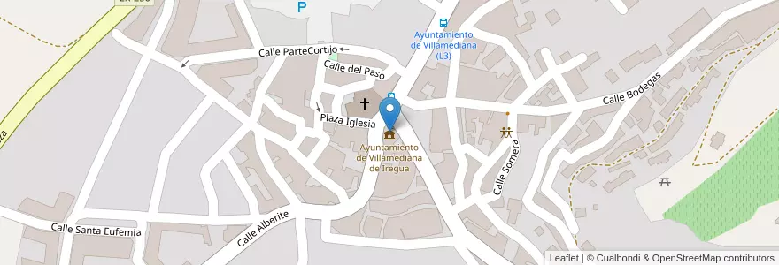Mapa de ubicacion de Ayuntamiento de Villamediana de Iregua en Испания, Риоха, Риоха, Villamediana De Iregua.