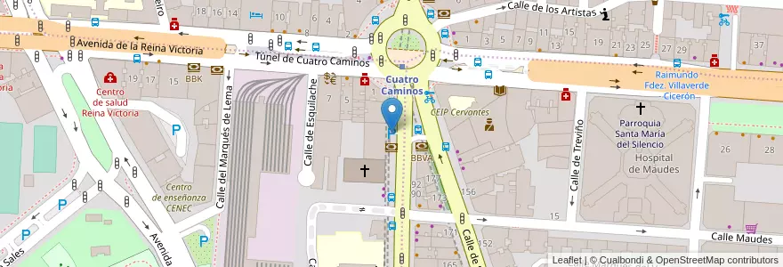 Mapa de ubicacion de Azafata en Испания, Мадрид, Мадрид, Área Metropolitana De Madrid Y Corredor Del Henares, Мадрид.