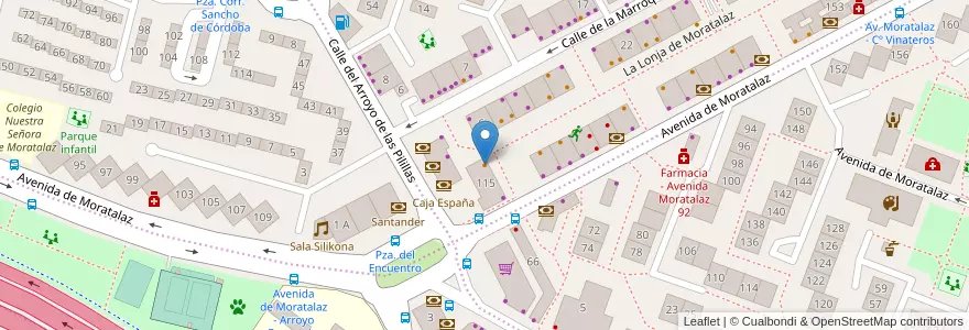 Mapa de ubicacion de Azul Y Oro en 스페인, Comunidad De Madrid, Comunidad De Madrid, Área Metropolitana De Madrid Y Corredor Del Henares, 마드리드.