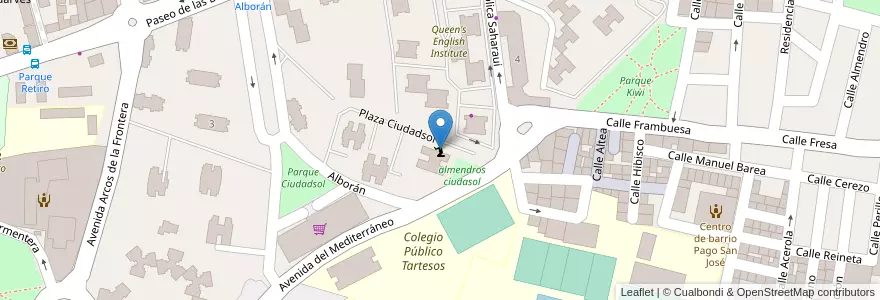 Mapa de ubicacion de azulejos de pajaros en إسبانيا, أندلوسيا, قادس, Campiña De Jerez, شريش.