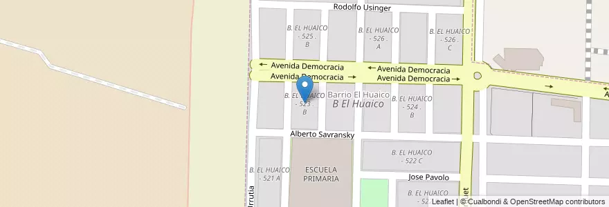 Mapa de ubicacion de B. EL HUAICO - 523 . B en Аргентина, Сальта, Capital, Municipio De Salta.