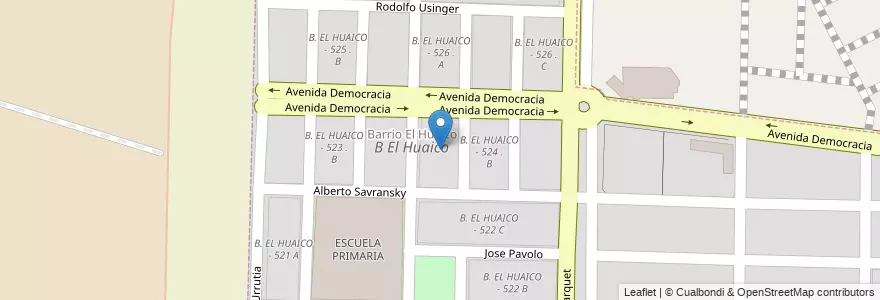 Mapa de ubicacion de B. EL HUAICO - 524 . A en Argentinien, Salta, Capital, Municipio De Salta.