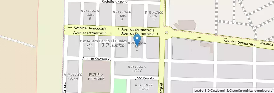 Mapa de ubicacion de B. EL HUAICO - 524 . B en 아르헨티나, Salta, Capital, Municipio De Salta, Salta.