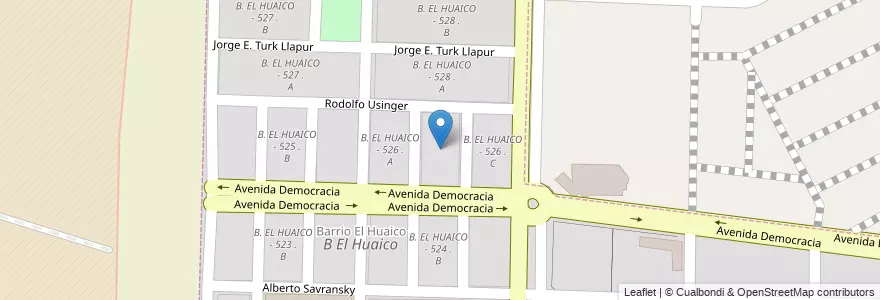 Mapa de ubicacion de B. EL HUAICO - 526 . B en Argentinien, Salta, Capital, Municipio De Salta, Salta.