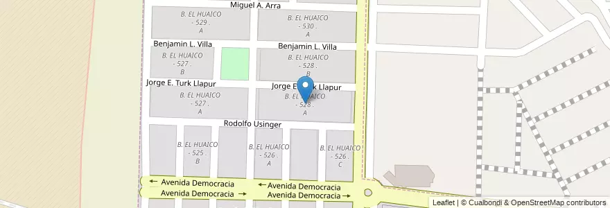 Mapa de ubicacion de B. EL HUAICO - 528 . A en 阿根廷, Salta, Capital, Municipio De Salta, Salta.