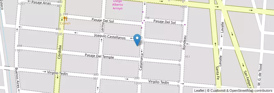Mapa de ubicacion de B Hernando de Lerma en Argentinien, Salta, Capital, Municipio De Salta, Salta.
