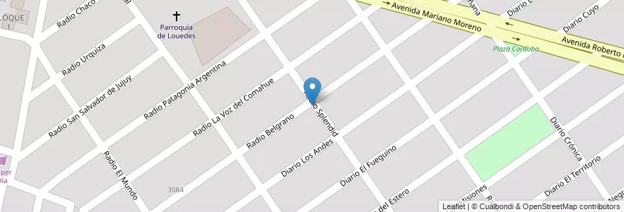 Mapa de ubicacion de B Intersindical en Argentine, Salta, Capital, Municipio De Salta, Salta.