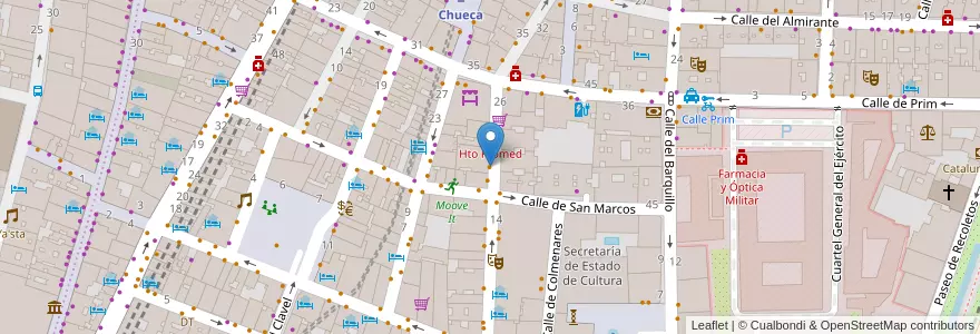 Mapa de ubicacion de Babel en Spagna, Comunidad De Madrid, Comunidad De Madrid, Área Metropolitana De Madrid Y Corredor Del Henares, Madrid.