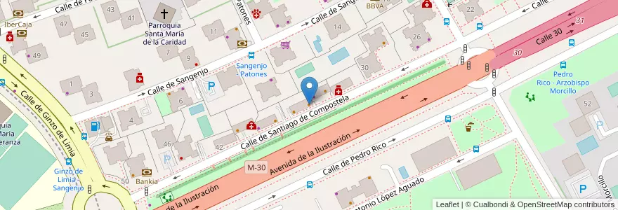 Mapa de ubicacion de Babel en إسبانيا, منطقة مدريد, منطقة مدريد, Área Metropolitana De Madrid Y Corredor Del Henares, مدريد.