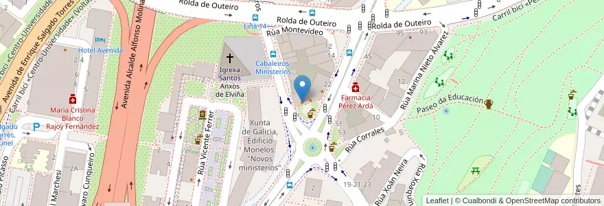 Mapa de ubicacion de Babel en España, Galicia / Galiza, A Coruña, A Coruña, A Coruña.