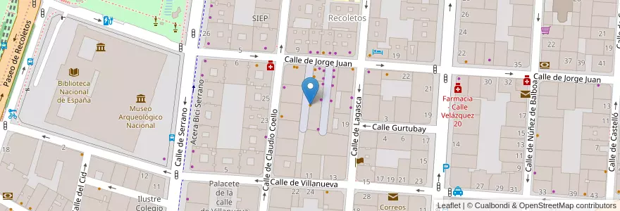Mapa de ubicacion de Babelia en Испания, Мадрид, Мадрид, Área Metropolitana De Madrid Y Corredor Del Henares, Мадрид.