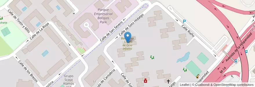 Mapa de ubicacion de Babylonia - Centro de Ocio Infantil en Испания, Мадрид, Мадрид, Área Metropolitana De Madrid Y Corredor Del Henares, Мадрид.