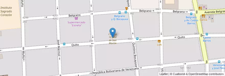Mapa de ubicacion de Bachillerato con Orientación Artística 01 Antonio Berni, Almagro en Argentina, Autonomous City Of Buenos Aires, Comuna 5, Autonomous City Of Buenos Aires.
