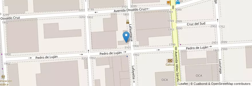 Mapa de ubicacion de Bachillerato Popular de Jóvenes y Adultos Villa 21 / 24, Barracas en Argentina, Ciudad Autónoma De Buenos Aires, Partido De Avellaneda, Comuna 4, Buenos Aires.