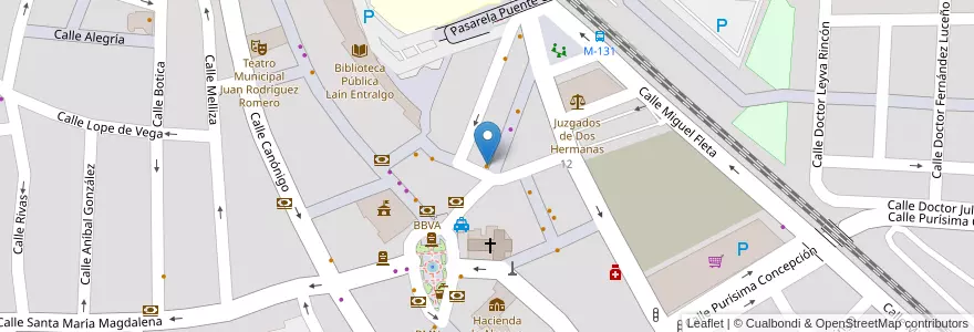 Mapa de ubicacion de Baker Street en Испания, Андалусия, Севилья, Dos Hermanas.