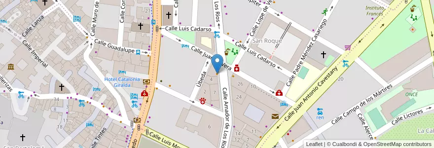 Mapa de ubicacion de Baldomero en 西班牙, 安达鲁西亚, Sevilla, Sevilla.